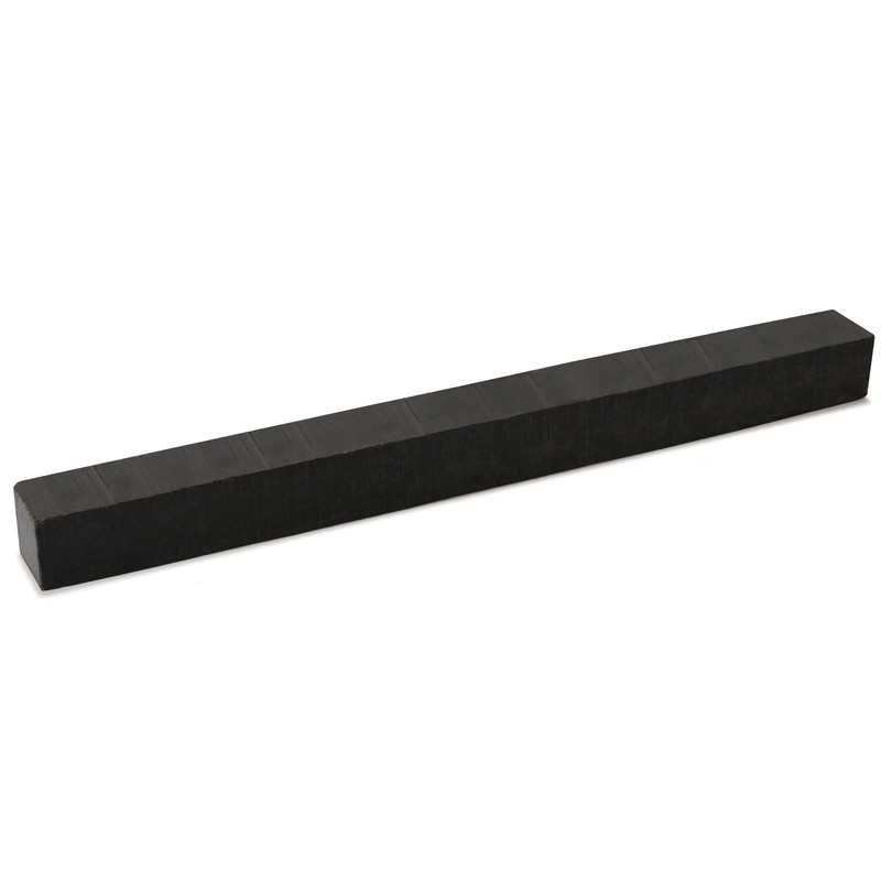 Gaboon Ebony Wood Turning Stock - Thickness:1-1/2" - Width:1-1/2" - Length:18"